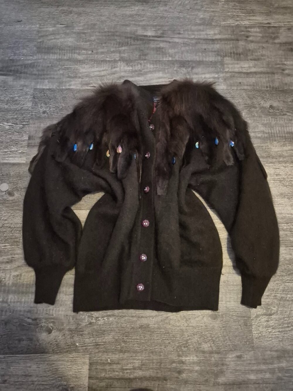 Vintage Trapeze Junior Cardigan Medium